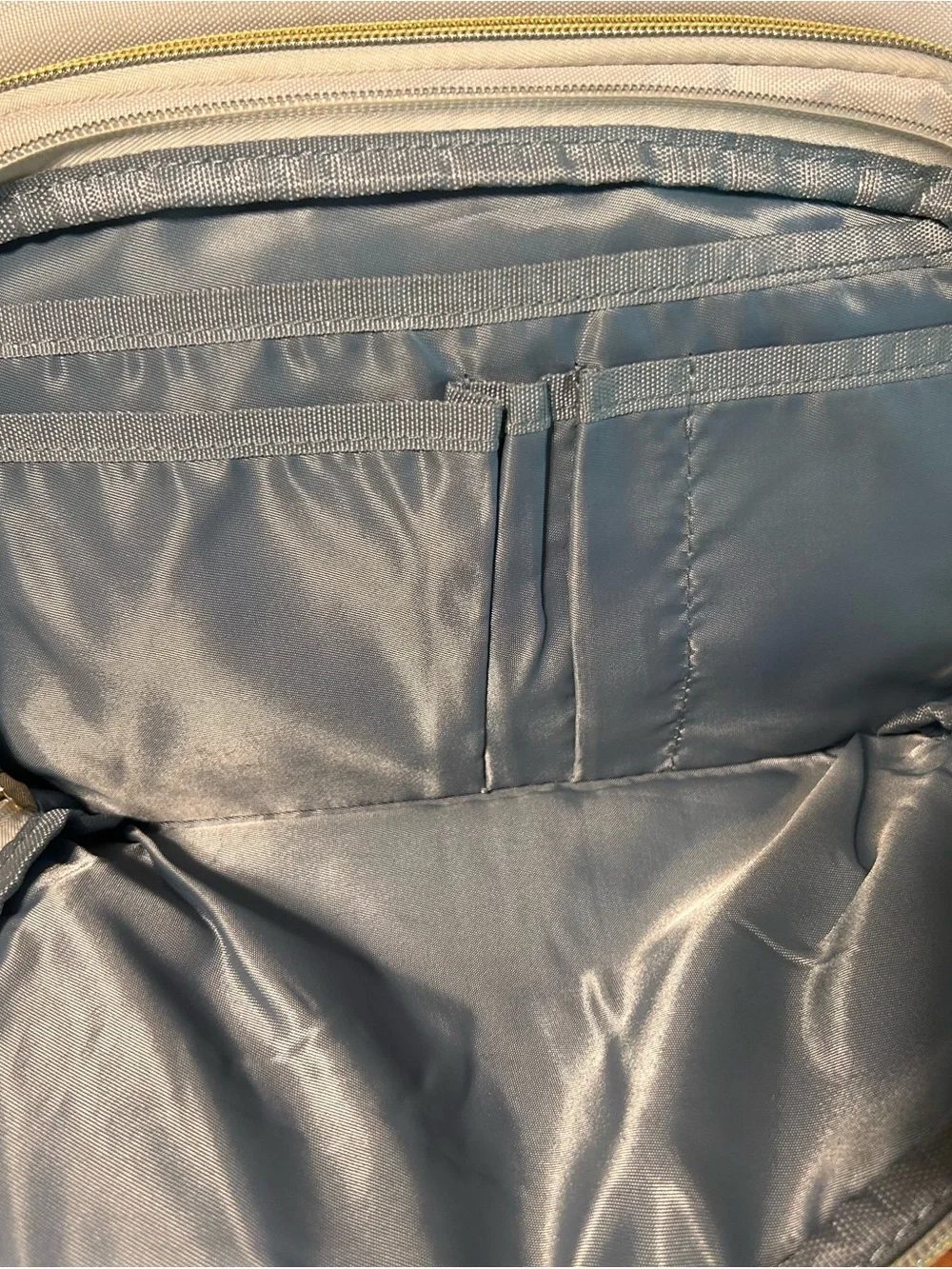 Cream & Light Blue women’s Backpack Tote - Unbranded